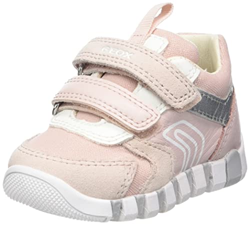 Geox B IUPIDOO Girl First Walker Shoe, LT Rose/White, 26 EU von Geox