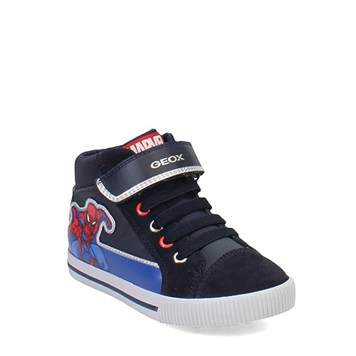 Geox B Kilwi Boy D Sneaker, Navy/ROYAL, 21 EU von Geox