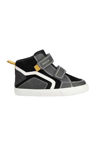Geox B Kilwi Boy E Sneaker, Black/Grey, 21 EU Geox B Kilwi Boy E Sneaker, Black/Grey, 21 EU von Geox