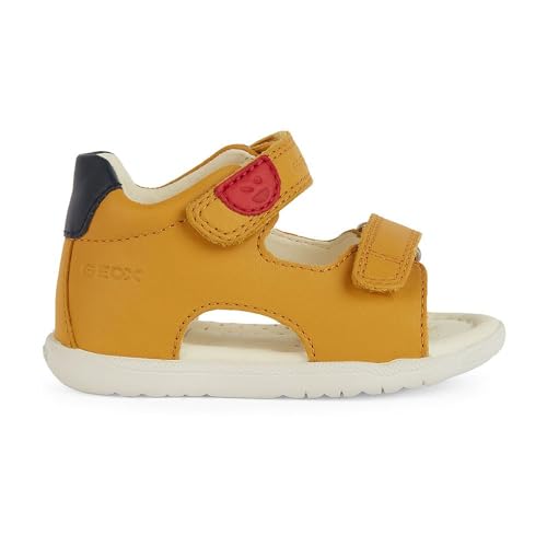 Geox B MACCHIA Boy Sandal, OCHREYELLOW/Blue, 26 EU von Geox