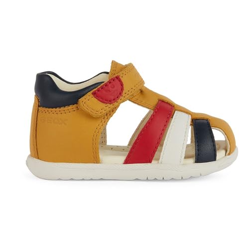 Geox B MACCHIA Boy Sandal, OCHREYELLOW/Multicol, 23 EU von Geox