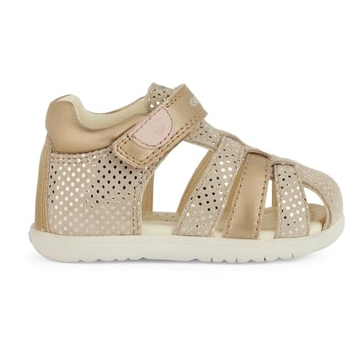 Geox B MACCHIA Gir Sandal, BEIGE/Gold, 25 EU von Geox