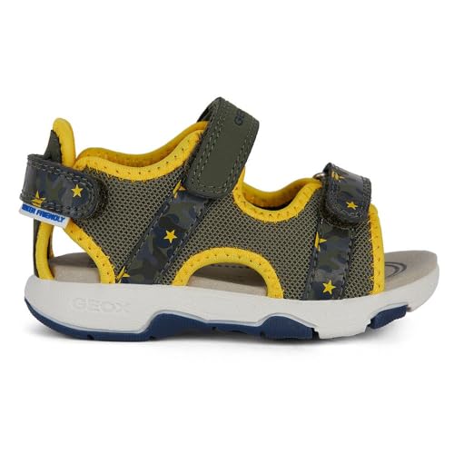 Geox B Multy Boy A Sandal, Military/OCHREYELLOW, 27 EU Geox B Multy Boy A Sandal, Military/OCHREYELLOW, 27 EU von Geox