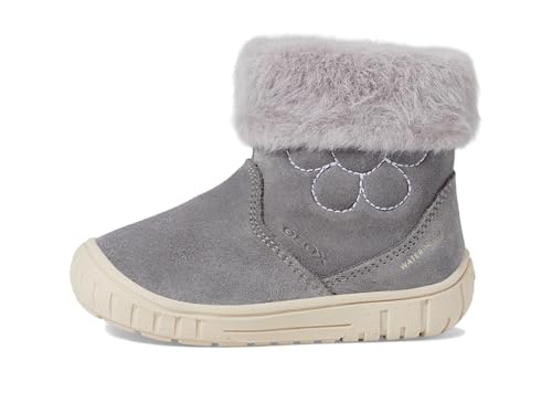 Geox B OMAR Girl WPF Ankle Boot, Grey, 25 EU von Geox