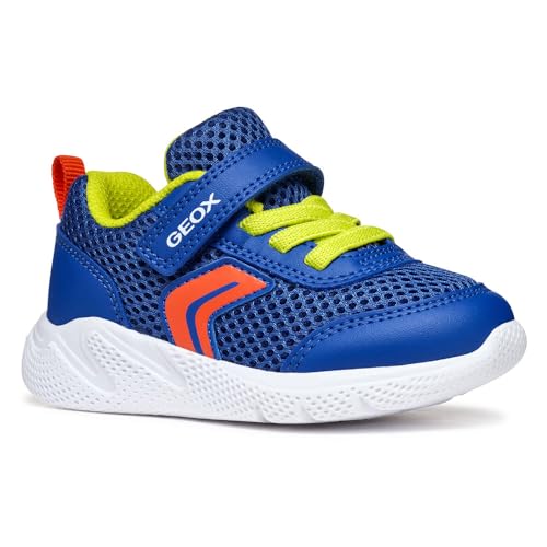 Geox B SPRINTYE Boy C Sneaker, Royal/Red, 25 EU von Geox