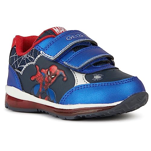 Geox B TODO Boy Sneaker, Navy/RED, 21 EU von Geox