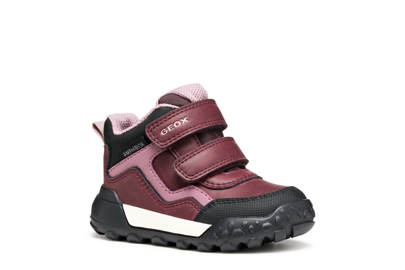Geox B TREKKYUP GIRL B AB Winterboots Klettstiefel mit Warmfutter, Größenschablone zum Download von Geox