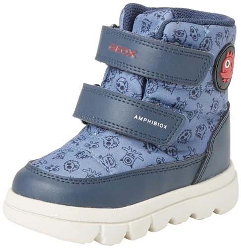 Geox B WILLABOOM Boy B AB Ankle Boot, AVIO/RED, 23 EU von Geox