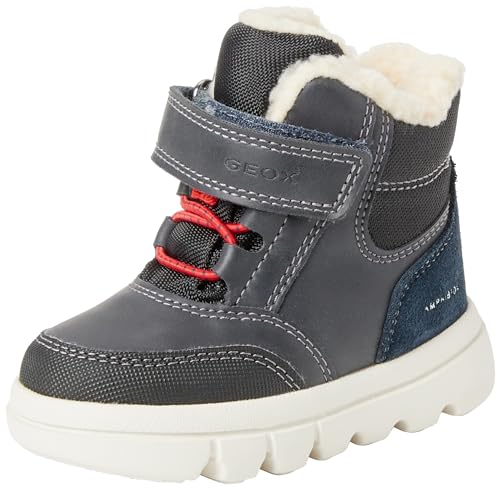Geox B WILLABOOM Boy B AB Ankle Boot, Navy/RED, 23 EU Geox B WILLABOOM Boy B AB Ankle Boot, Navy/RED, 23 EU von Geox