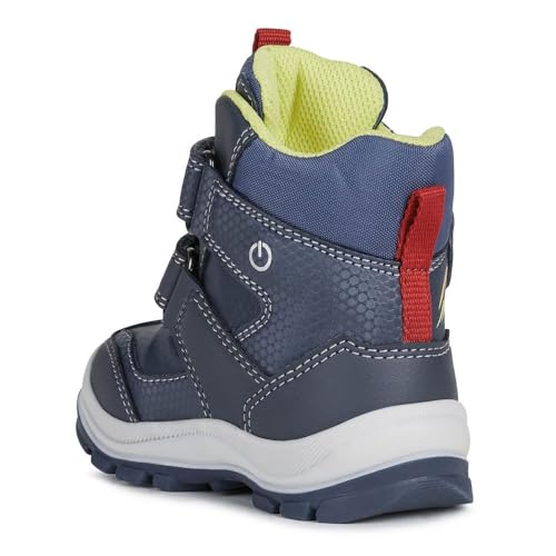 Geox Jungen Flanfil dreng Abx ANKLE BOOTS, Navy Red, 25 EU von Geox