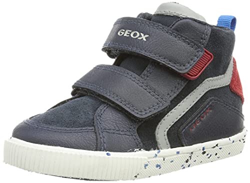 Geox Baby - Jungen B Kilwi Boy C Sneakers, Navy Red, 25 EU von Geox