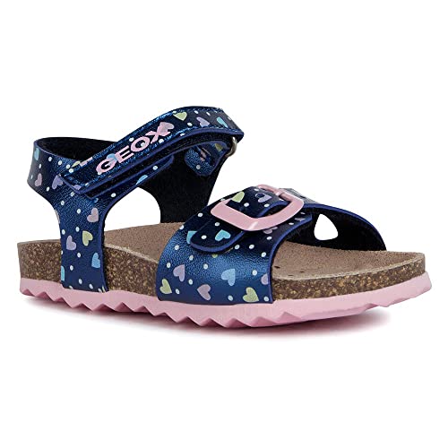 Geox Baby Girl B SANDAL CHALKI GIRL SANDALS NAVY/PINK 21_EU von Geox