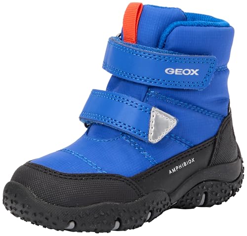 Geox Baby-Jungen B Baltic Boy B ABX B Snow Boot, ROYAL/ORANGE, 22 EU von Geox