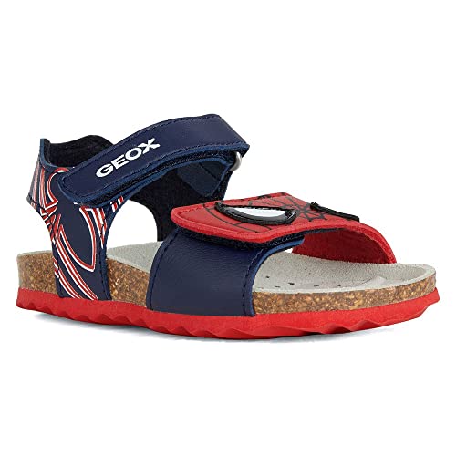 Geox B CHALKI Boy Sandal, DK Navy/RED, 21 EU Geox B CHALKI Boy Sandal, DK Navy/RED, 21 EU von Geox
