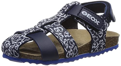 Geox Baby-Jungen B CHALKI Boy Sandal, Navy/White, 22 EU von Geox