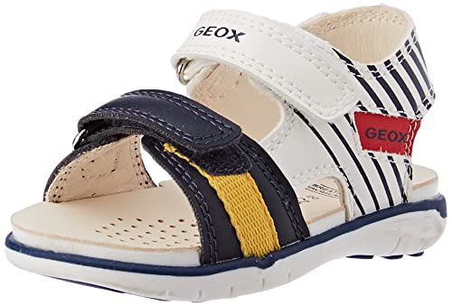 Geox Baby-Jungen B Delhi Boy Sandal, Optic White/Navy, 20 EU von Geox