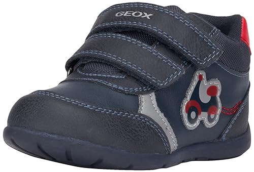 Geox Baby-Jungen B ELTHAN Boy A Sneaker, Navy/RED, 19 EU von Geox