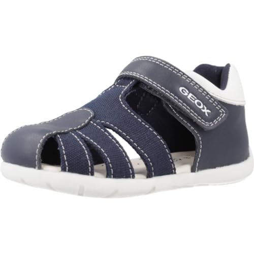 Geox Baby-Jungen B ELTHAN Boy C Sandal, Navy/White, 23 EU von Geox