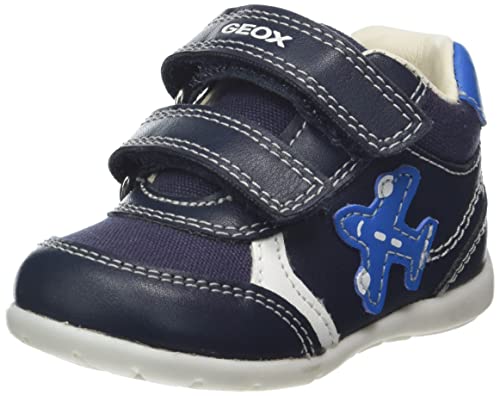Geox Baby-Jungen B ELTHAN Boy First Walker Shoe, Navy/Sky, 18 EU Geox Baby-Jungen B ELTHAN Boy First Walker Shoe, Navy/Sky, 18 EU von Geox
