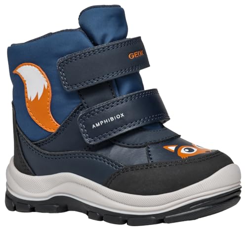 Geox Baby-Jungen B FLANFIL Boy B ABX Snow Boot, Navy/DK AVIO, 23 EU von Geox