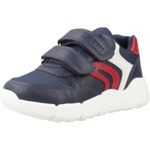 Geox Baby-Jungen B FLEXYPER Mini Boy Sneaker, Navy/RED, 22 EU von Geox
