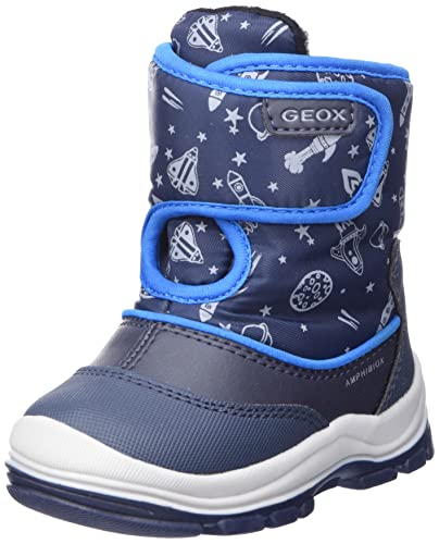 Geox Baby - Jungen B Flanfil Boy B Abx Stiefeletten, Navy Royal, 21 EU von Geox