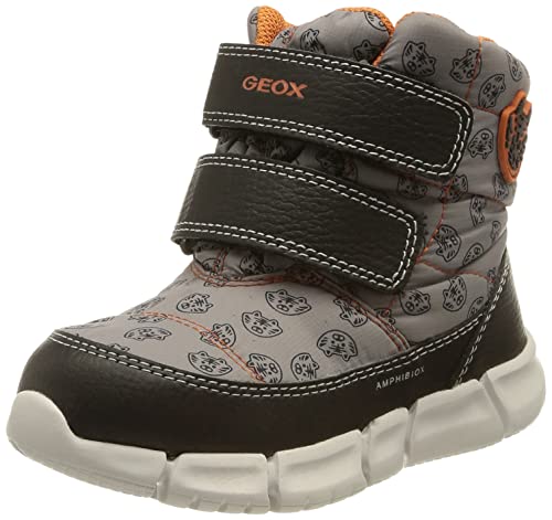 Geox Baby Jungen B Flexyper Boy B Abx Stiefeletten,Grey Orange,20 EU von Geox