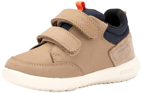 Geox Baby-Jungen B HYROO Boy WPF A Sneaker, Sand/Navy, 22 EU von Geox