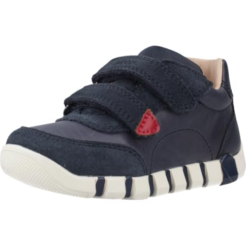 Geox Baby-Jungen B IUPIDOO Boy First Walker Shoe, Navy/RED, 20 EU von Geox