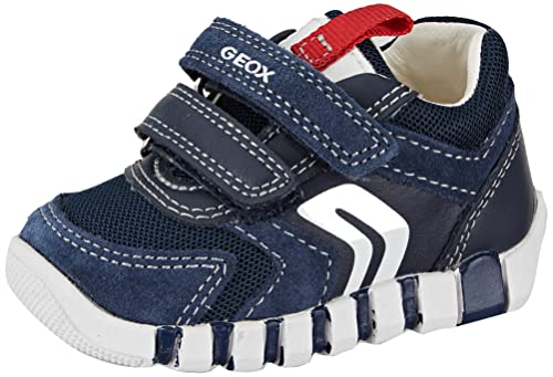 Geox Baby-Jungen B IUPIDOO Boy First Walker Shoe, Navy/White, 22 EU von Geox