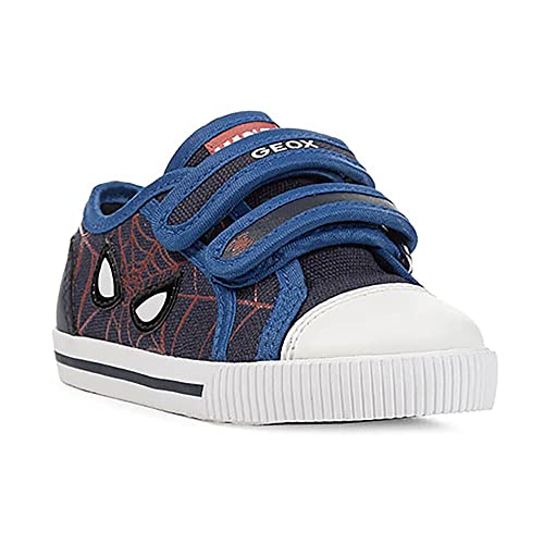 Geox B Kilwi Boy Sneaker,Navy Red,21 EU von Geox