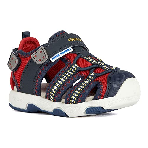 Geox Baby-Jungen B Multy Boy Sandal, RED/Navy, 20 EU von Geox