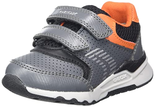 Geox Baby Jungen B Pyrip Boy A Sneakers,20 EU,Dk Grey Orange von Geox