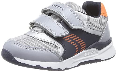 Geox Baby-Jungen B PYRIP Boy Sneaker, Grey/LT Grey, 22 EU von Geox