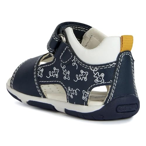 Geox B TAPUZ Boy Sandal,NAVY/OCHRE,19 EU von Geox