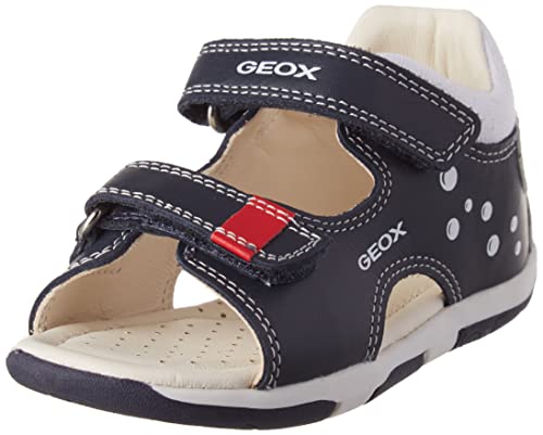 Geox B TAPUZ Boy Sandal, Navy/RED, 21 EU von Geox