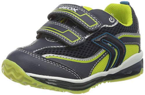 Geox Baby-Jungen B TODO Boy A Sneaker, Blau (Navy/Lime C0749), 20 EU von Geox