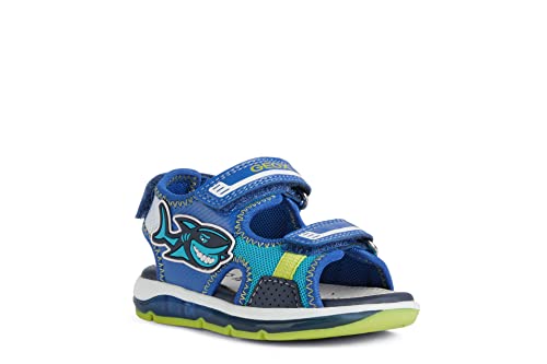 Geox Baby-Jungen B TODO Boy Sandal, ROYAL/Lime Green, 22 EU von Geox