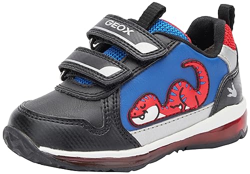 Geox Baby-Jungen B TODO Boy Sneaker, Black/RED, 22 EU von Geox