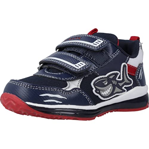 Geox B TODO Boy Sneaker, Navy/RED, 21 EU von Geox