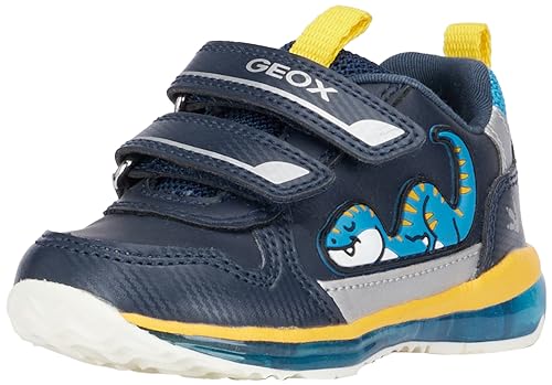 Geox Baby-Jungen B TODO Boy Sneaker, Navy/Yellow, 22 EU Geox Baby-Jungen B TODO Boy Sneaker, Navy/Yellow, 22 EU von Geox