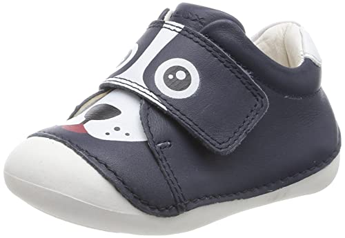 Geox Baby-Jungen B TUTIM First Walker Shoe, Navy/White, 18 EU von Geox