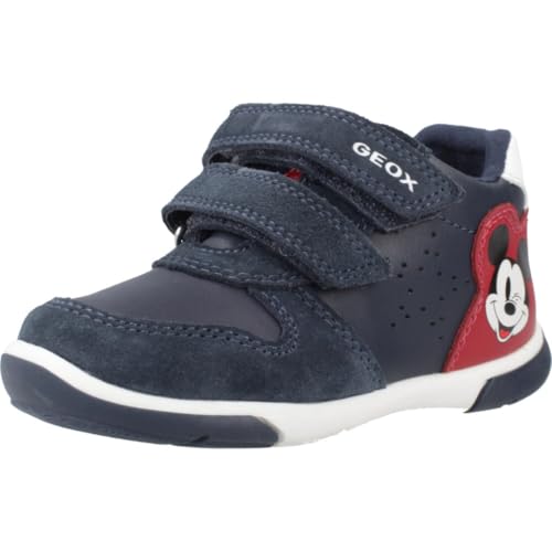Geox Baby-Jungen B ZAPITO Boy First Walker Shoe, Navy/RED, 18 EU von Geox