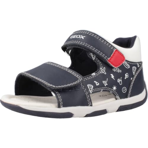 Geox Baby-Jungen TAPUZ Boy B Sandal, Navy/RED, 23 EU von Geox