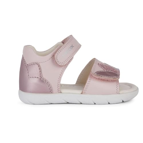 Geox Baby-Mädchen ALUL Girl B Sandal, LT Rose/Silver, 24 EU von Geox