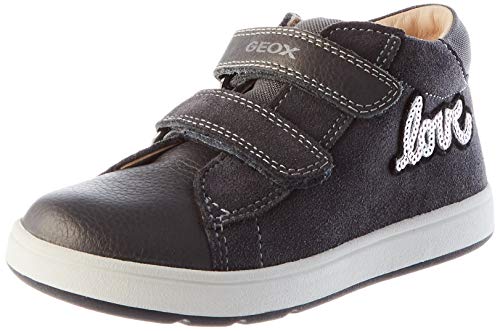 Geox B BIGLIA Girl B First Walker Shoe, (Dark Grey), 25 EU von Geox