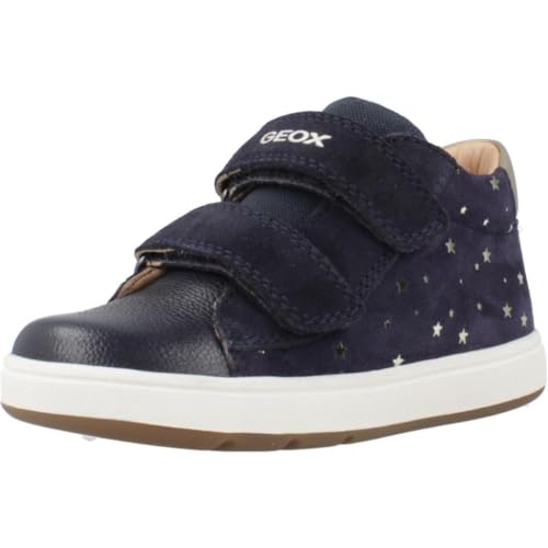 Geox Baby-Mädchen B BIGLIA Girl C Sneaker, blau, 18 EU von Geox