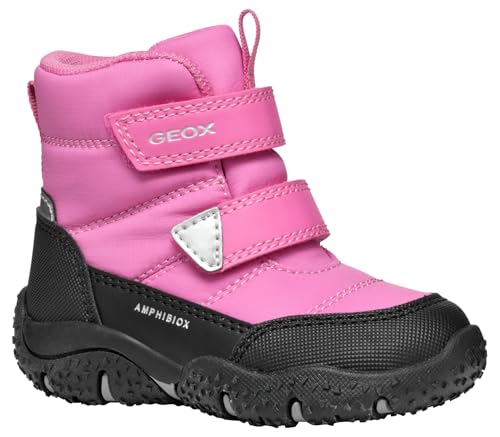 Geox Baby-Mädchen B Baltic Girl B ABX Snow Boot, Fuchsia/Black, 20 EU von Geox