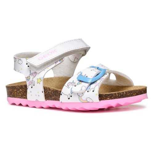 Geox Baby-Mädchen B CHALKI Girl Sandal, White, 21 EU Geox Baby-Mädchen B CHALKI Girl Sandal, White, 21 EU von Geox