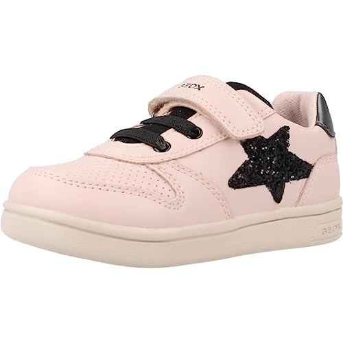 Geox Baby-Mädchen B DJROCK Girl A Sneaker, LT Rose/Black, 22 EU von Geox